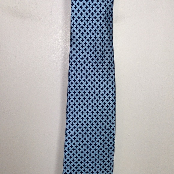 Eagle Wings Geometric Silk University of North Carolina Necktie Tie Diamante - Picture 2 of 13